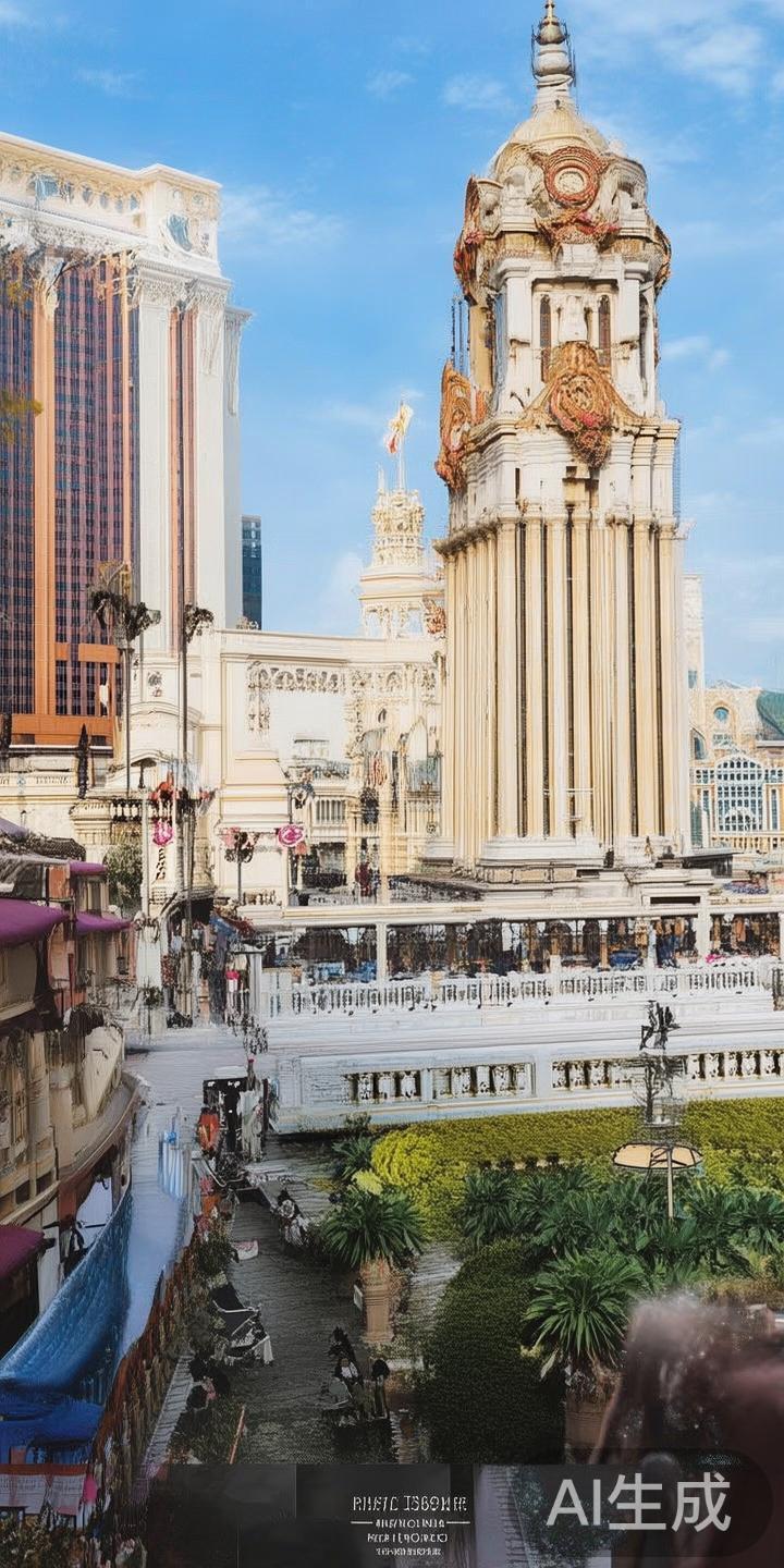 在繁华的澳门，威尼斯人作为全球知名的奢华度假胜地，